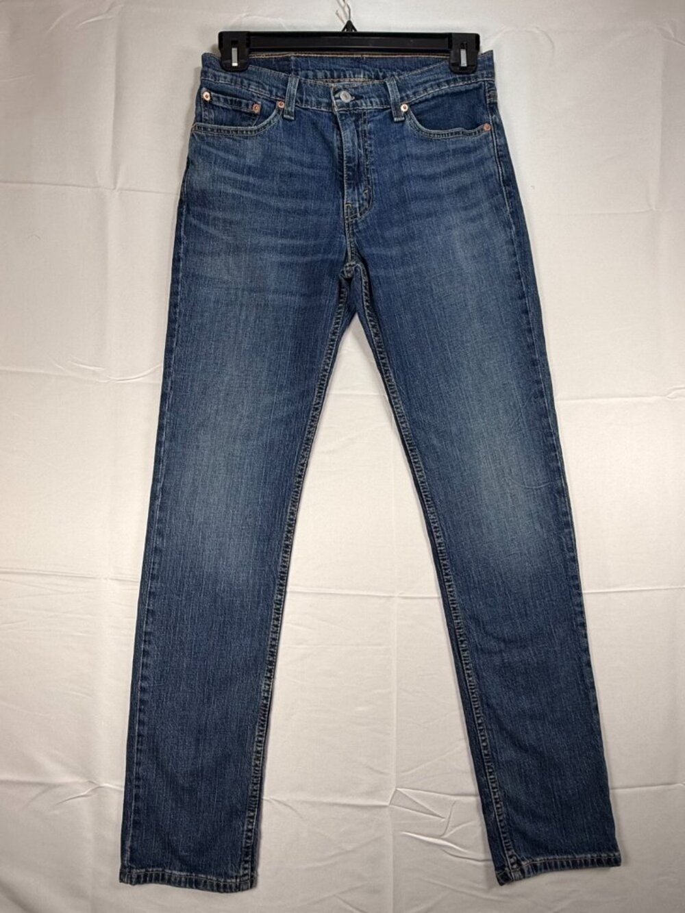 Levi's 511 Slim Fit Dark Wash Denim Mens 32x34 Jeans Cotton Blend Flex Stretch